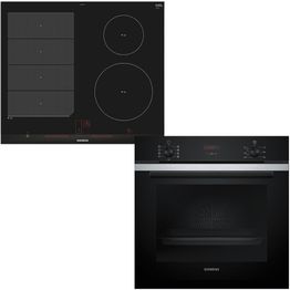 Keittiön kodinkonepaketti Siemens, sis. uuni HB234ABS3F ja induktioliesitaso EX675LEC1E, teräs