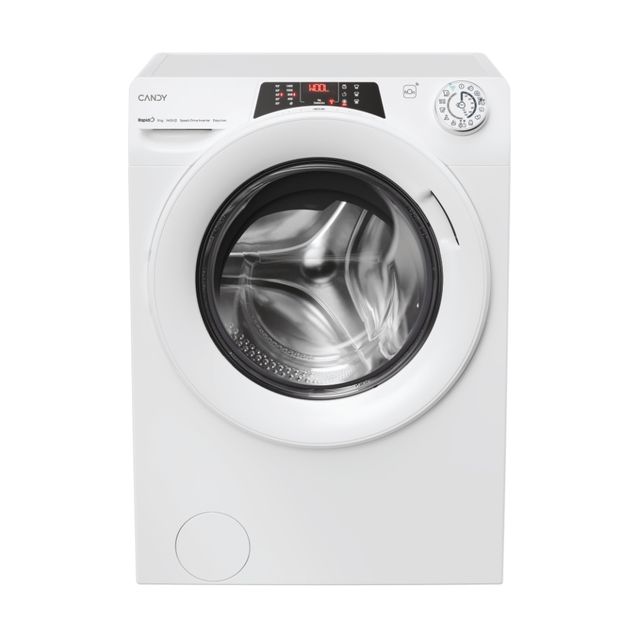 Edestä täytettävä pyykinpesukone Candy RO 1484DWMT/1-S, 1400rpm, 8kg, valkoinen
