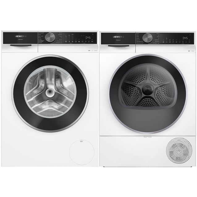 Pesukone ja kuivausrumpu Siemens iQ500 WG64K2ZLSN-WQ42K20LSN, 11kg, valkoinen