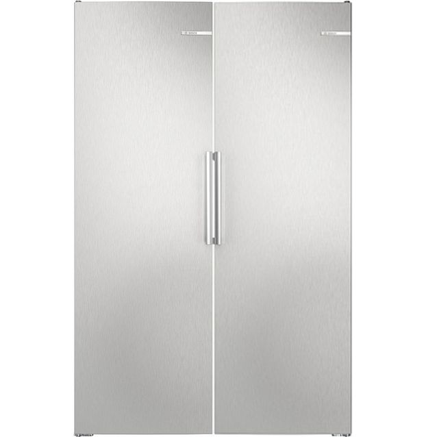Jääkaappi ja pakastin Bosch KSN36VLCG-GSN36VLCG, 119cm, 402/334 l, teräs