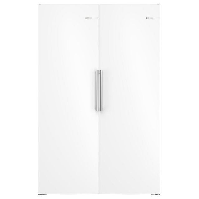 Jääkaappi ja pakastin Bosch KSN36VWCG-GSN36VWCG, 119cm, 402/334 l, valkoinen