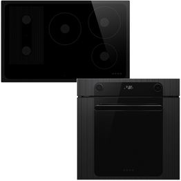 Keittiön kodinkonepaketti Smeg, sis. uuni SFP6201TB ja induktioliesitaso SI1M24854D, musta