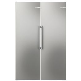 Jääkaappi ja pakastin Bosch KSN36AICM-GSN36AICM, 119cm, 402/334 l, teräs