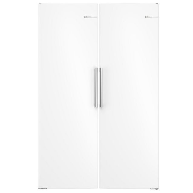 Jääkaappi ja pakastin Bosch KSN36VWDG-GSN36VWDG, 119cm, 402/334 l, valkoinen