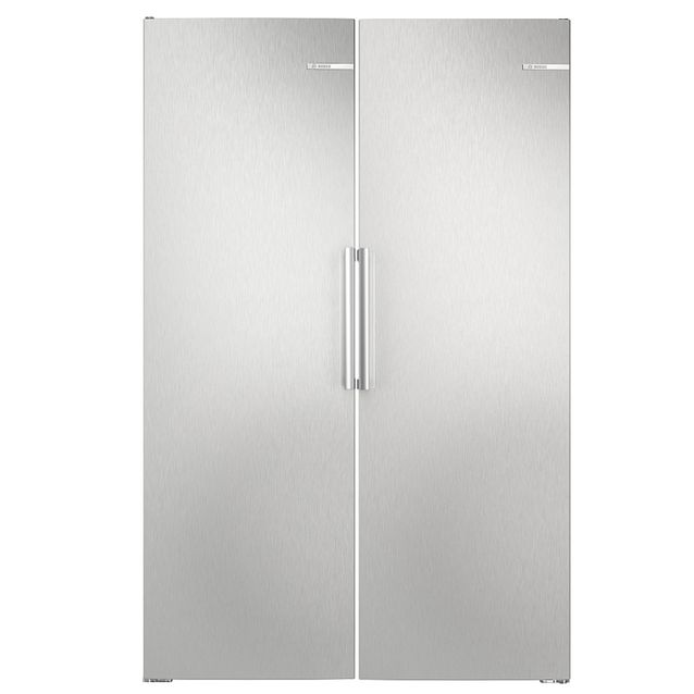 Jääkaappi ja pakastin Bosch KSN36VLDG-GSN36VLDG, 119cm, 402/334 l, teräs