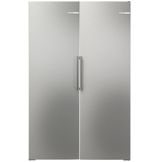 Jääkaappi ja pakastin Bosch KSN36VIDG-GSN36VIDG, 119cm, 402/334 l, teräs