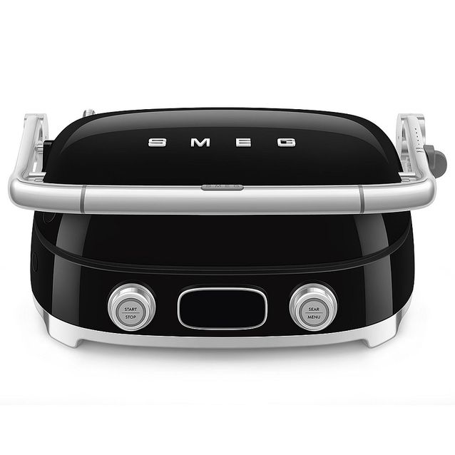Pöytägrilli Smeg MGF01BLEU, musta