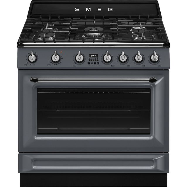 Kaasuliesi Smeg TR90GMGR, 90cm, liuskekiviharmaa