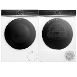 Pesukone ja kuivausrumpu Siemens WG66B2CLDN-WQ46B2DPDN, 11/9kg, automaattinen annostelu, valkoinen