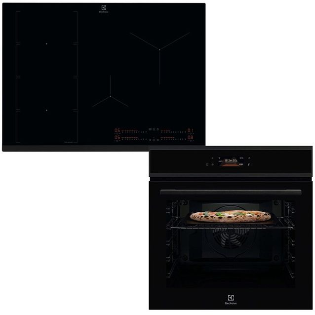 Erillisuunin ja induktiotason setti Electrolux COP905B-HOX760MF, 71cm, musta