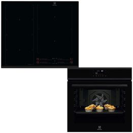 Erillisuunin ja induktiotason setti Electrolux COPP22B-HOX660MF, 59cm, musta