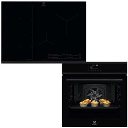 Erillisuunin ja induktiotason setti Electrolux COPP22B-HOX760MF, 71cm, musta