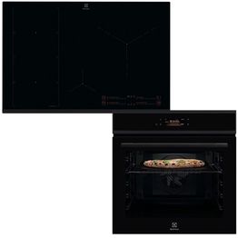 Erillisuunin ja induktiotason setti Electrolux COP905B-HOX860MF, 78cm, musta