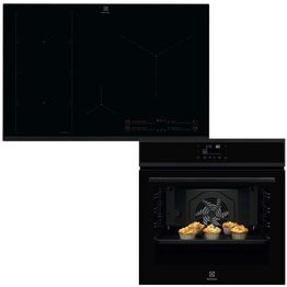 Erillisuunin ja induktiotason setti Electrolux COPP22B-HOB860BSC, 77cm, musta