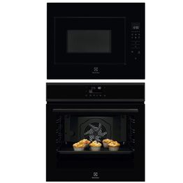 Erillisuunin ja mikroaaltouunin setti Electrolux COPP22B-KMFD264NB, musta