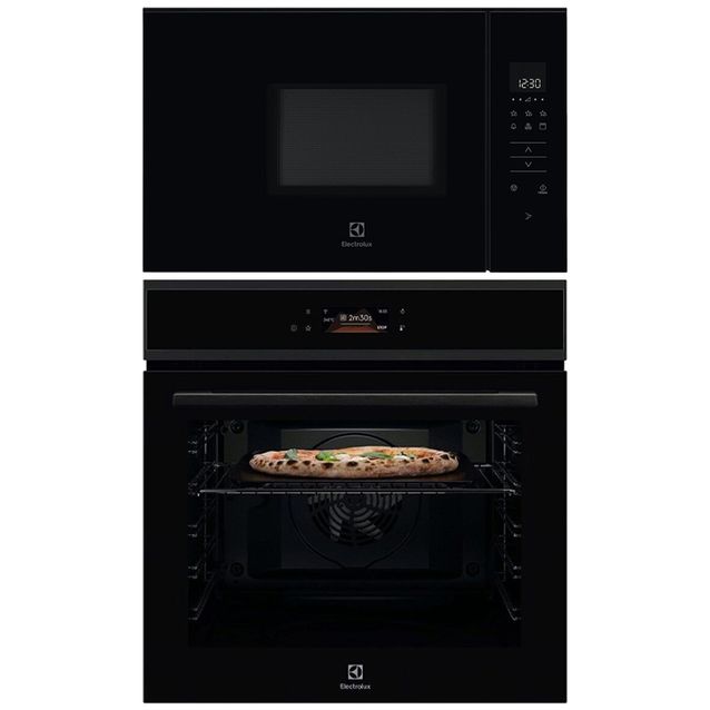 Erillisuunin ja mikroaaltouunin setti Electrolux COP905B-KMFD172NB, musta