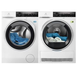 Pesukone ja kuivausrumpu Electrolux EFI743VX4EQ-EDI743V95V, 1400rpm, 10,5/9kg, AutoDose ja SensiCare, valkoinen