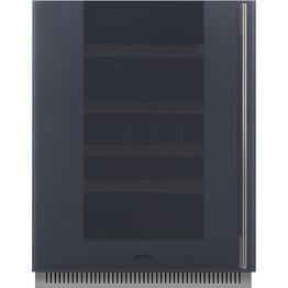 Viinikaappi Smeg CVI138LG, 59.5cm, harmaa