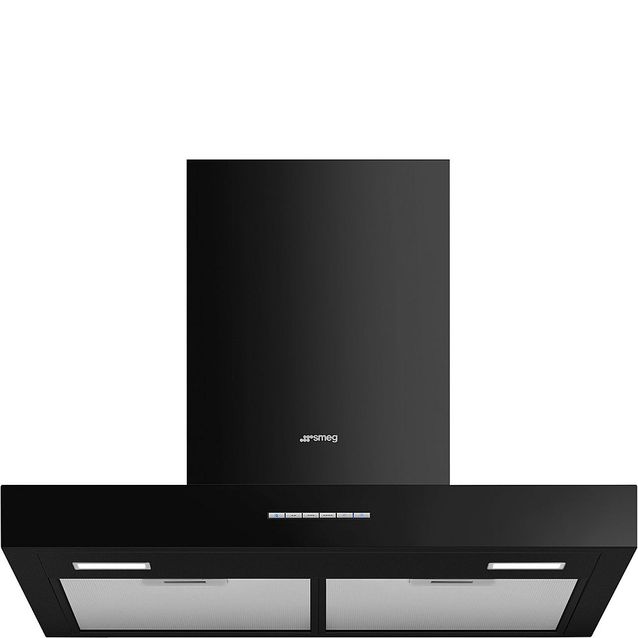 Liesituuletin Smeg KBT600BL seinään kiinnitettävä, 60cm, musta