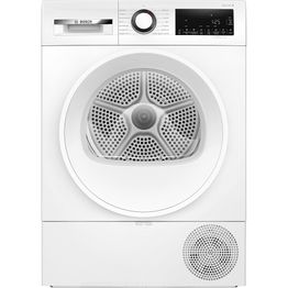 Kuivausrumpu Bosch Serie 4 WQA24301SN, 8kg, lämpöpumppu, valkoinen
