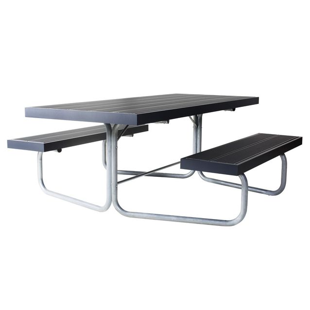 Pöytäryhmä Varax Breikki 6-istuttava musta/harmaa