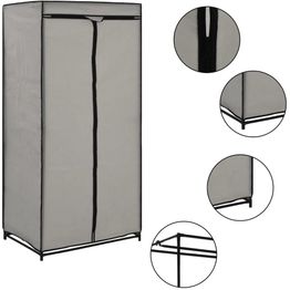 Vaatekaappi harmaa 75cm