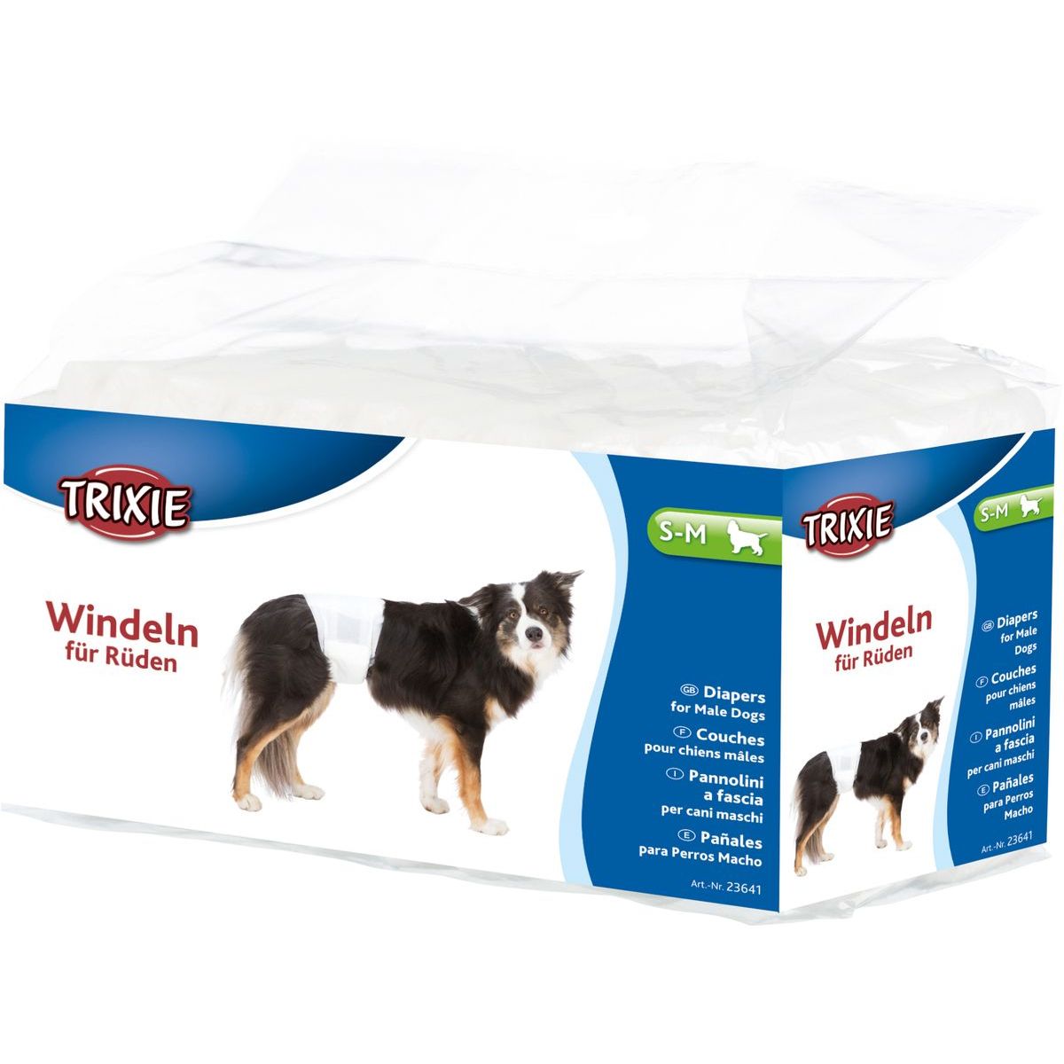 Vaippa poikakoirille Trixie M-L 46-60cm 12 kpl