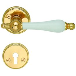 Väliovenpainike Beslagsboden Sparpack B275XPNS avainkilvellä kiillotettu messinki/puu