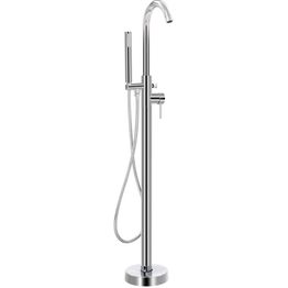 Vapaasti seisova kylpyammeen hana ruostumaton teräs 118,5 cm