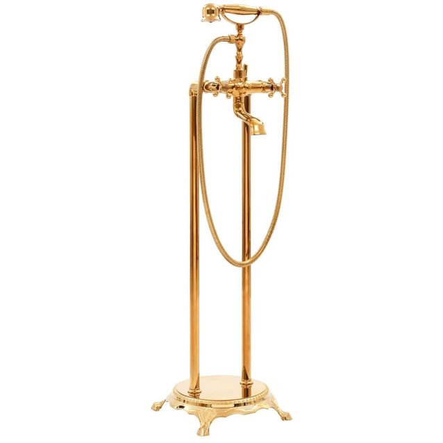 Vapaasti seisova kylpyammeen hana ruostumaton teräs 99 5cm