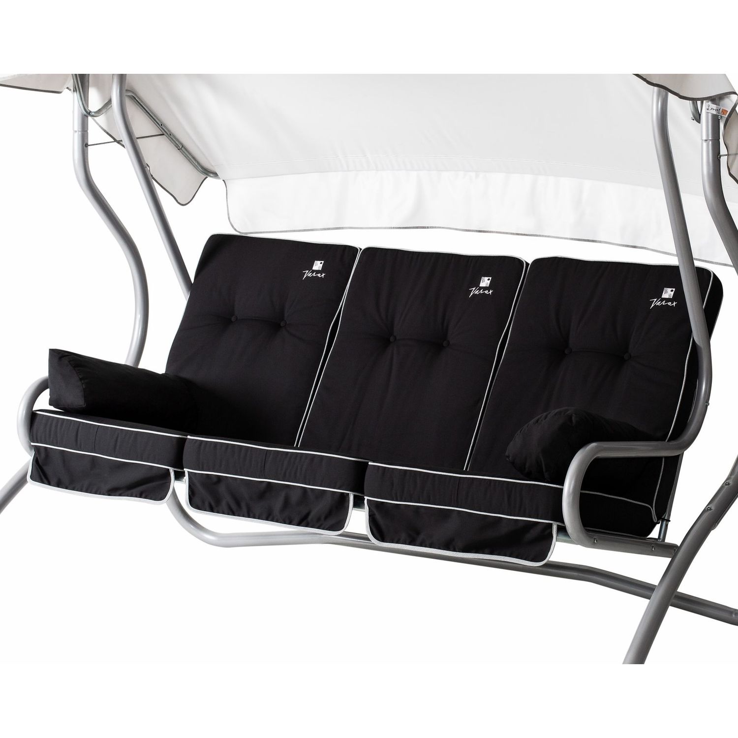 Keinun pehmustesarja Varax De Luxe/Monica/Suvi 3-osainen 71B-1 musta