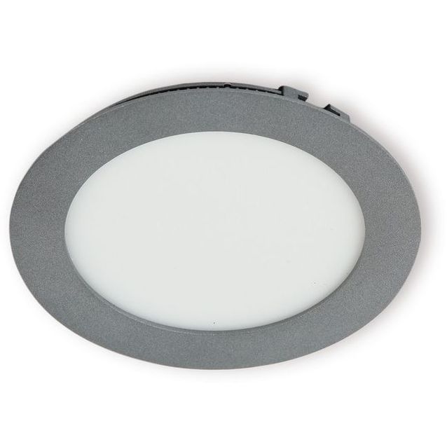 LED-paneeli Ensto Velox ALSD117HPU Ø117x19mm IP44 8W 830/840 harmaa
