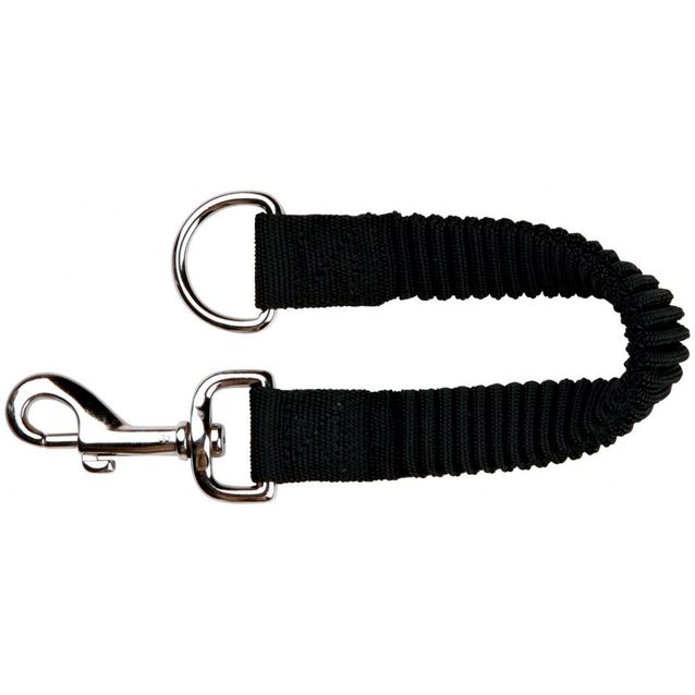 Venyvä jatkos pantaan valjaisiin Trixie Shock absorber M L 26cm 20mm musta