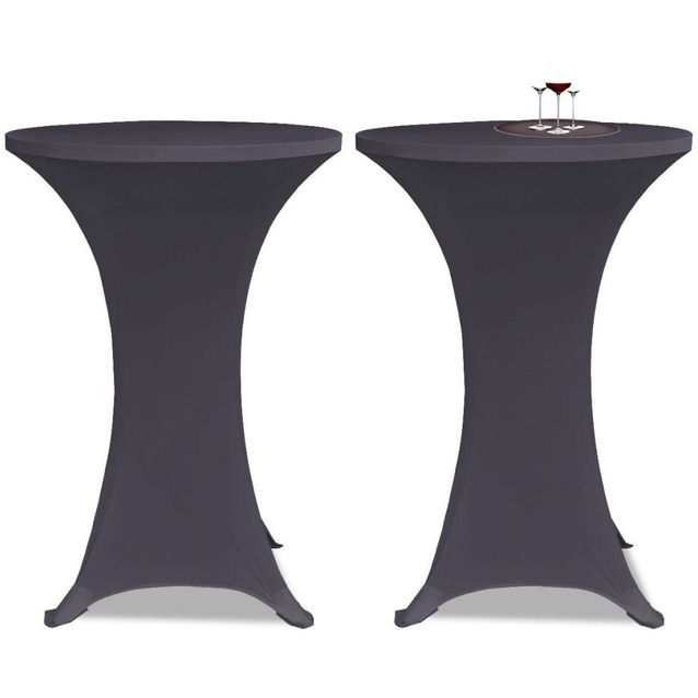 Venyvä pöydänsuoja 2 kpl 60 cm antrasiitti_1