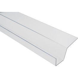 Valokatteen vesikouru Keraplast PC, 3100-5000x50+43mm 104°, kirkas  