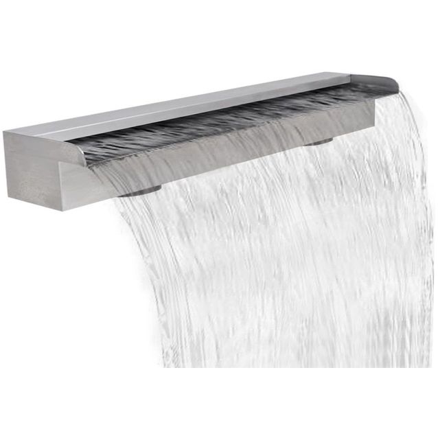 Vesiputous uima-altaan lähde ruostumaton teräs 90 cm_1