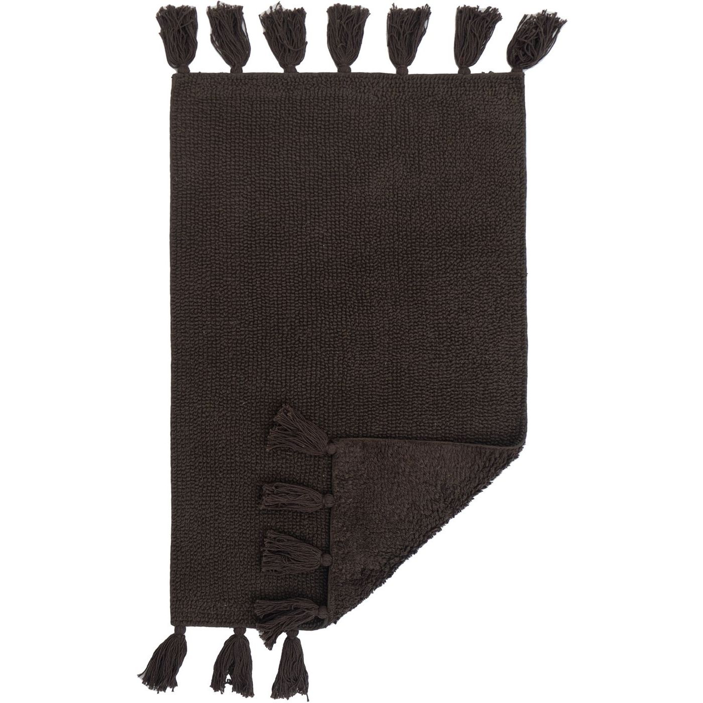 Kylpyhuonematto NOKOHOME Vilma 50x80cm tummanruskea