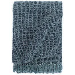 Viltti puuvilla 125x150 cm indigonsininen