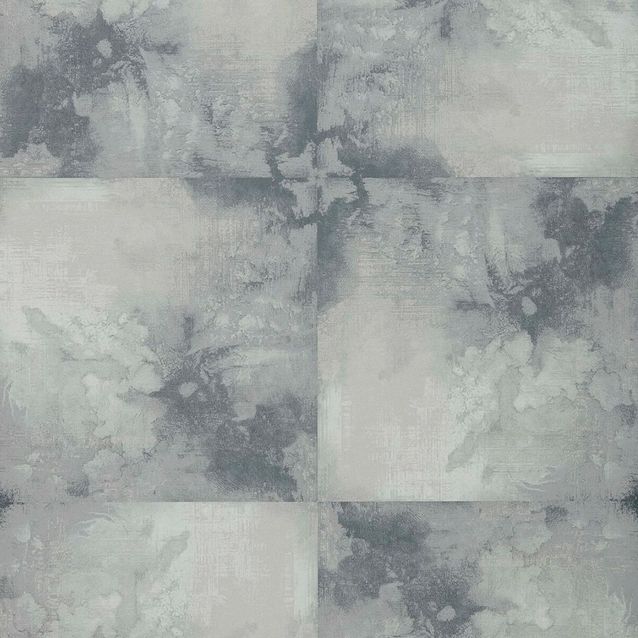 Tapetti 1838 Wallcoverings Crystalline siniharmaa