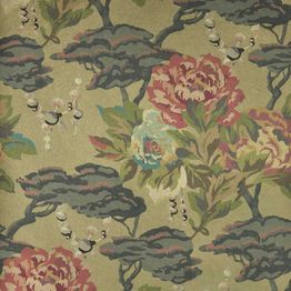 Tapetti 1838 Wallcoverings Paeonia, non-woven, kukka