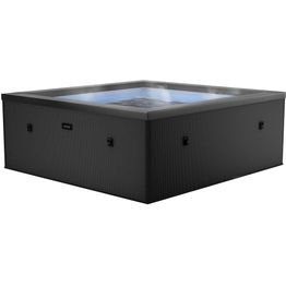 Ulkoporeallas Wave Spa Garda, 6 hlöä, 90 suutinta, WiFi, neliö, koottava, musta
