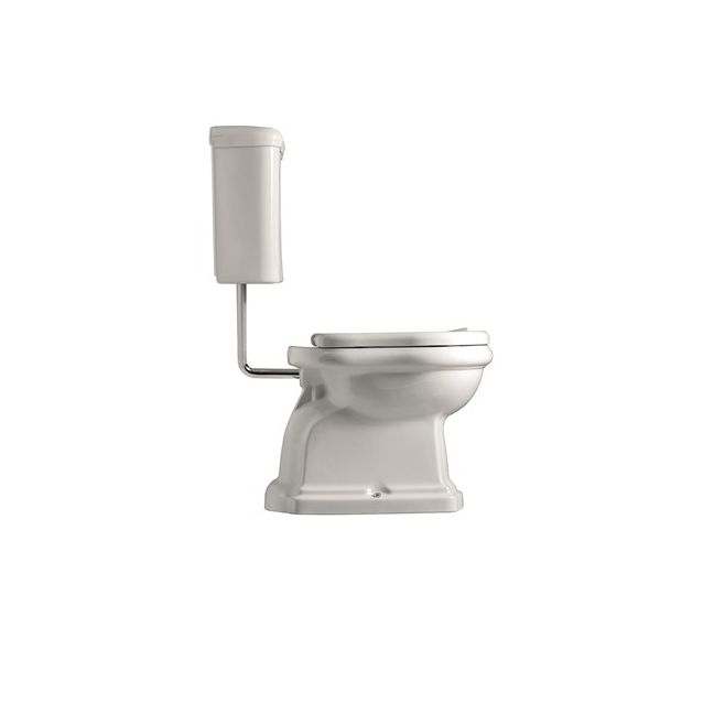 WC-istuin Kerasan Retro 2, S-lukko, keraamisella alasäiliöllä, pronssi