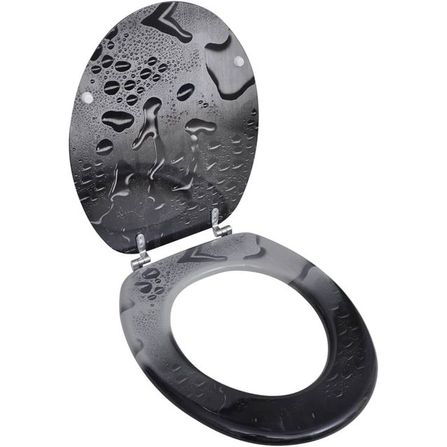 WC istuimen kansi MDF Vesipisara kuviointi