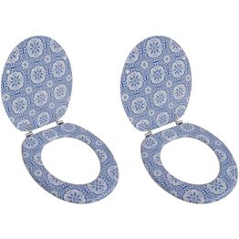 WC-istuimen kansi hard close 2 kpl MDF posliinikuosi