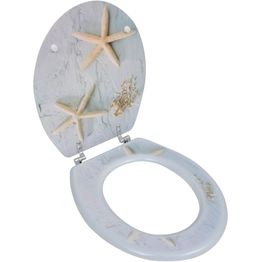 WC-istuimen kansi MDF meritähtikuosi