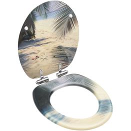 WC-istuimen kansi soft-close MDF rantakuosi