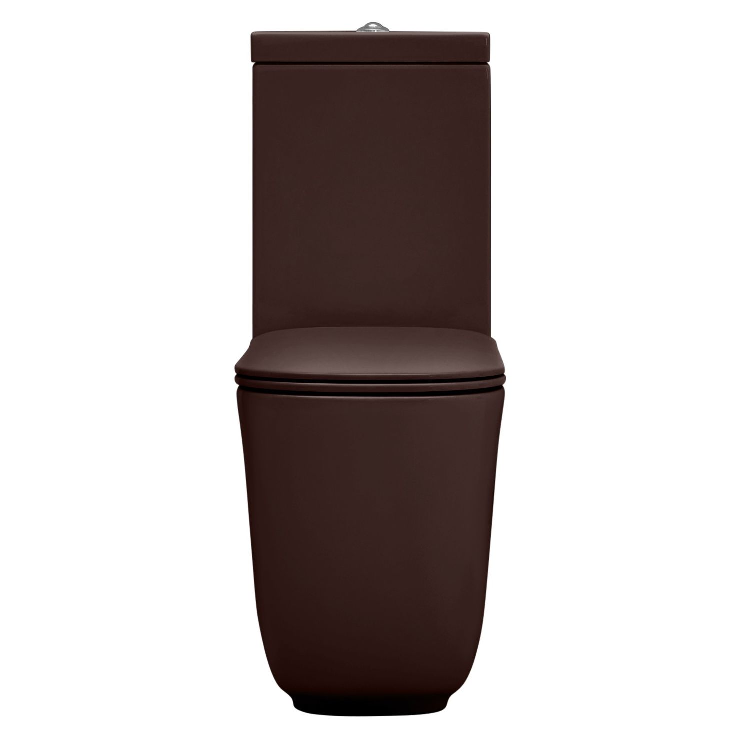 WC-istuin Kerasan Tribeca 3/6l kaksoishuuhtelu S/P-lukko matta tummanpunainen