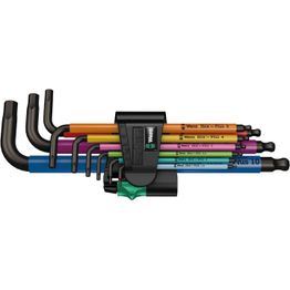 Kuusiokoloavainsarja Wera 950/9 Hex-Plus, 1, 5–10mm, 9 kpl