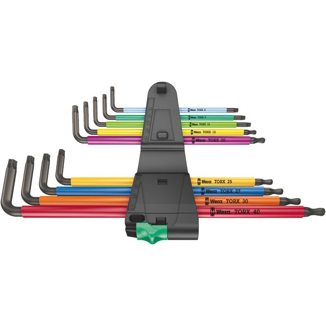 TORX L-avainsarja Wera 967/9 TX XL, TX8–TX40, 9 kpl