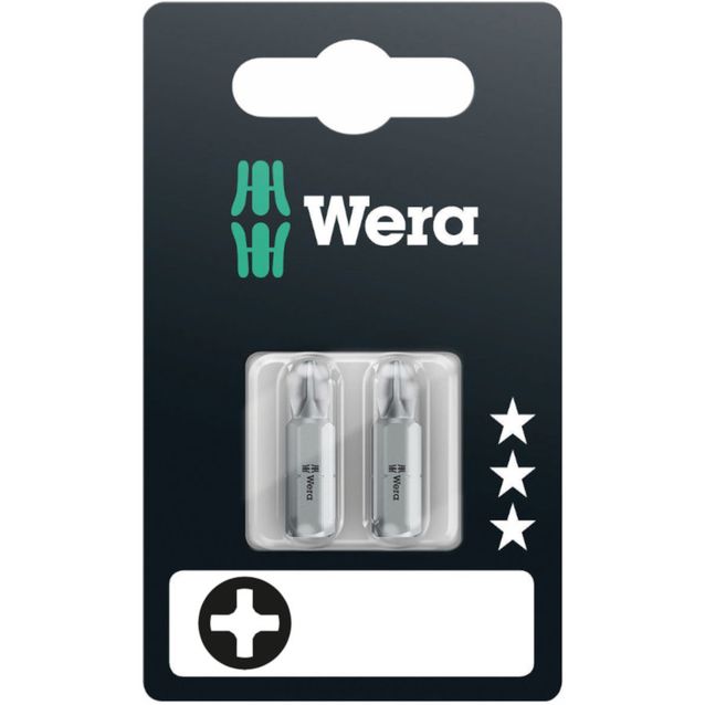 Vääntökärki Wera 851/1 Torsion, PH 1x25mm, 2 kpl